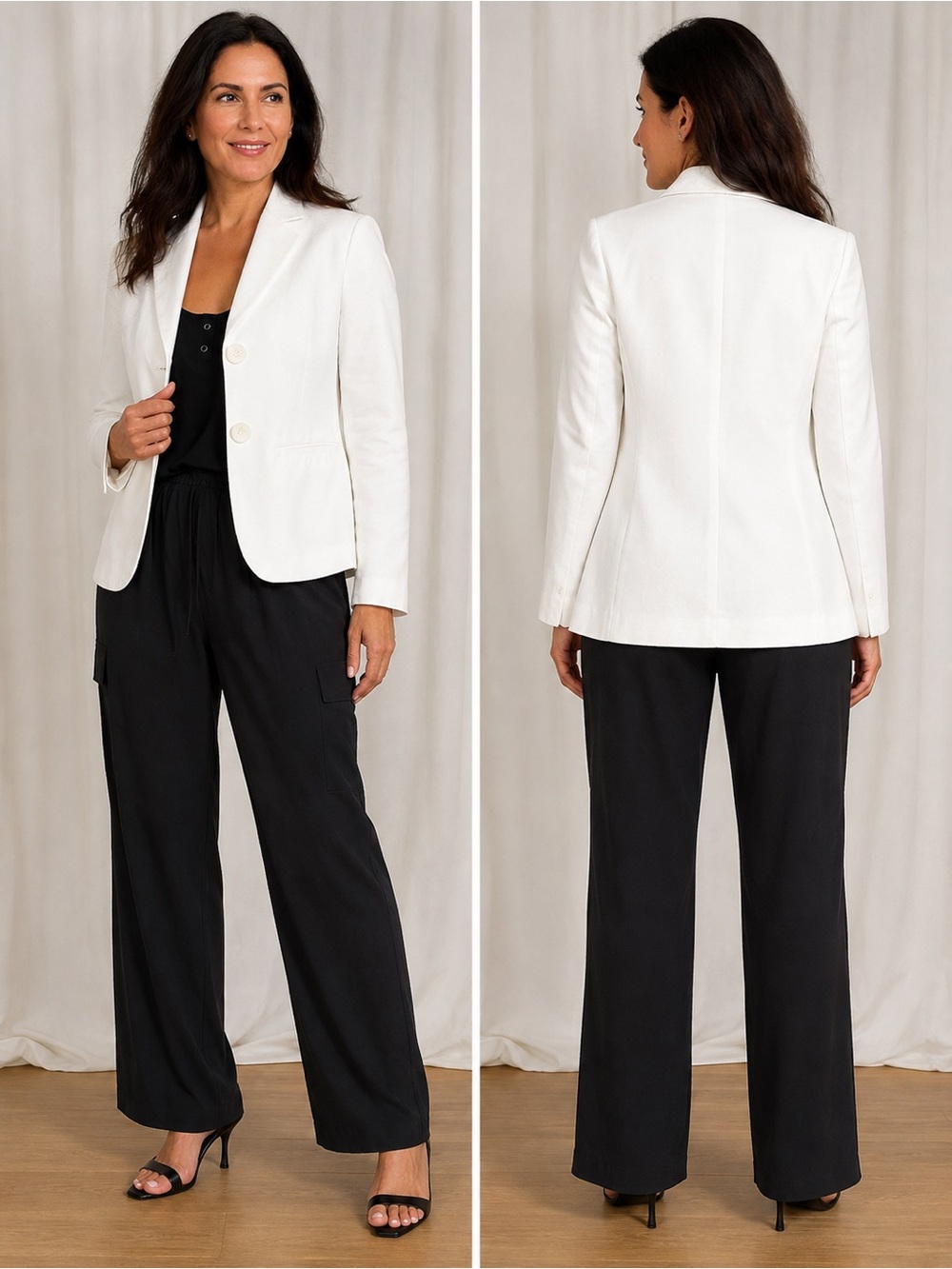 Ann Taylor White Blazer